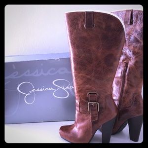 ~*New Jessica Simpson Hovana Mahogany Sexy Boots*~